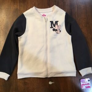 Minnie Mouse Jacket Size 7/8 Zipper NWT Make Today Awesome Don’t Stop Laughing